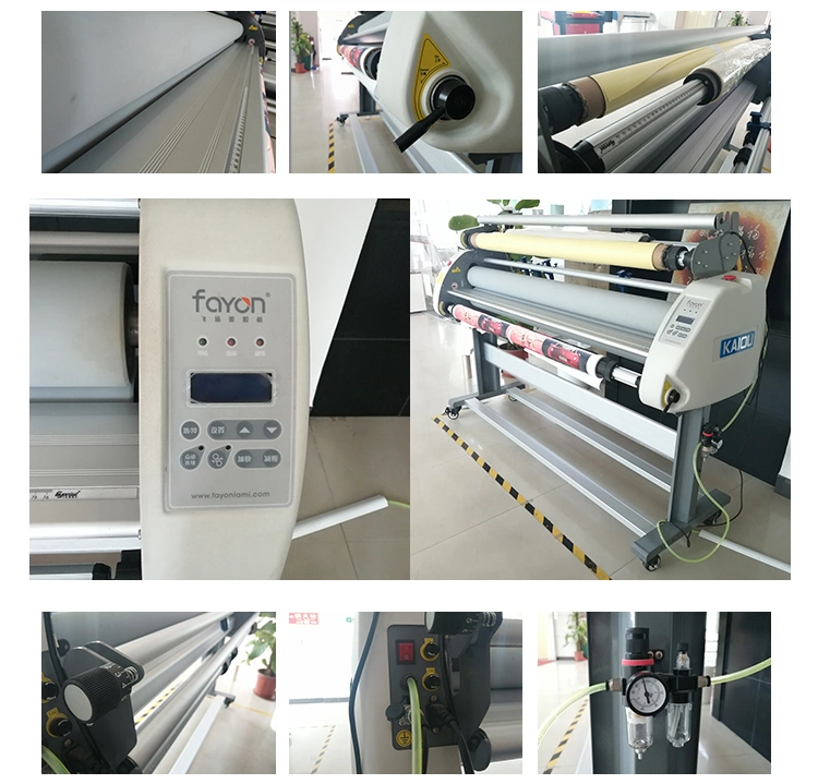 Automatic Hot & Cold Adhesive Vinyl Film Lamination Machine with Internal Infrared Industrial Pneumatic Machine