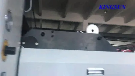 Cortador de folha de papel de placa duplex de rolo automático de servocontrole